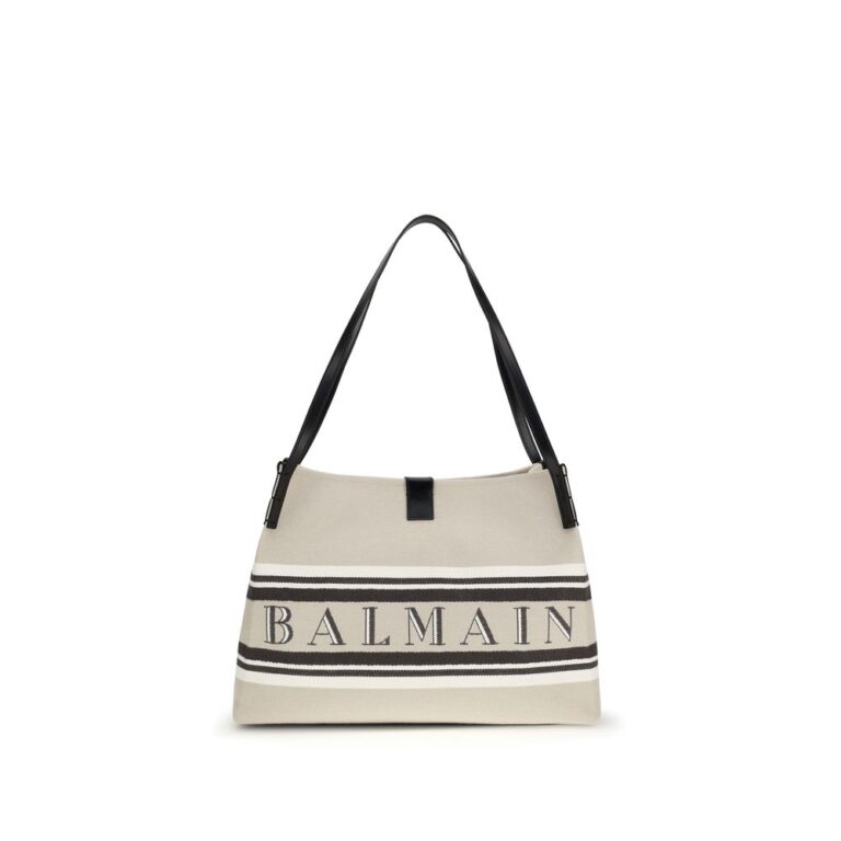 Balmain многоцветна памучна чанта за рамо