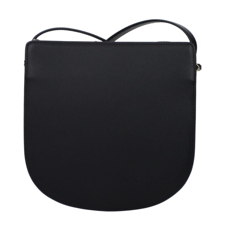 A.P.C. черна кожена чанта през тялото - Image 3