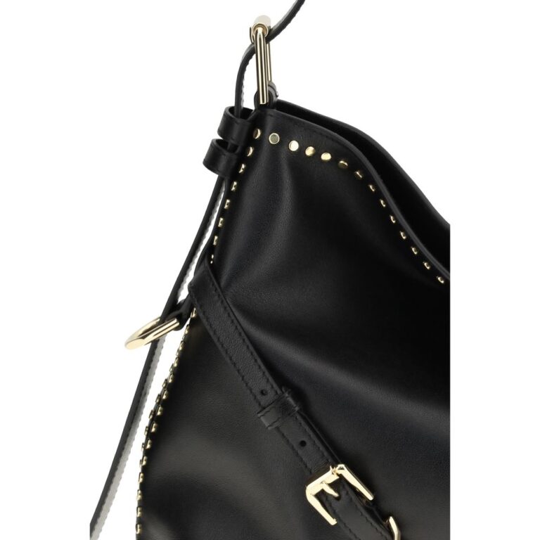 Givenchy черна кожена чанта за рамо от телешка кожа Bos Taurus - Image 4