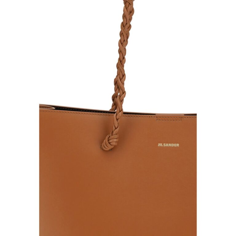 Jil Sander кафява кожена чанта за рамо - Image 4