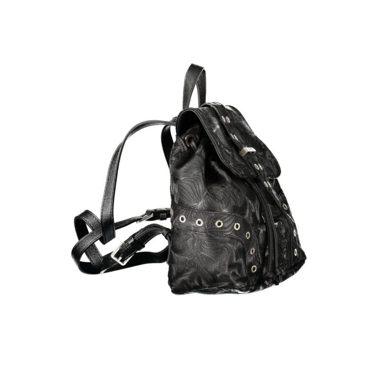 Desigual черна полиуретанова дамска раница - Image 3