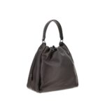 Brunello Cucinelli кафява кожена чанта за рамо от телешка кожа Bos Taurus - Image 2