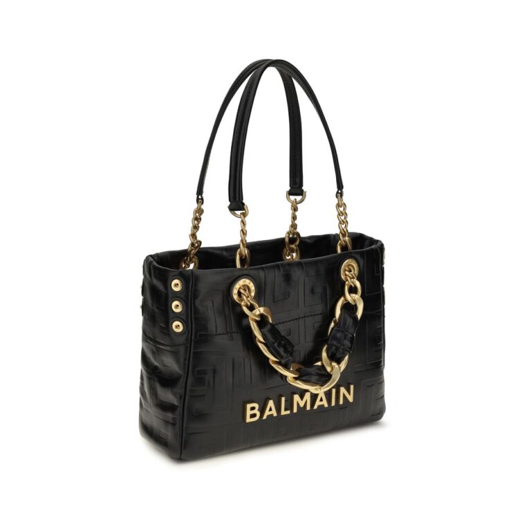 Balmain черна кожена чанта за рамо - Image 2