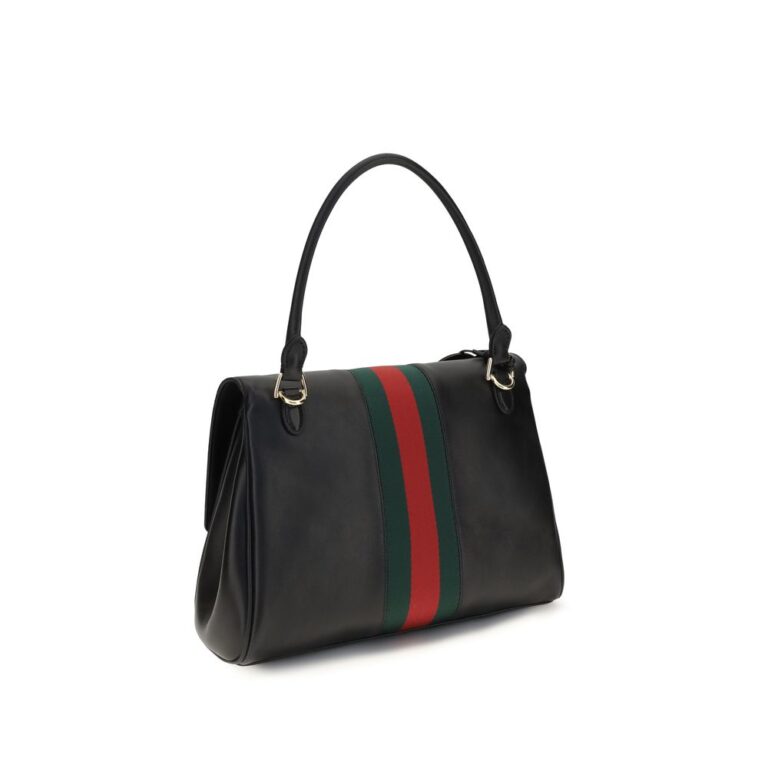 Gucci черна кожена дамска чанта - Image 3