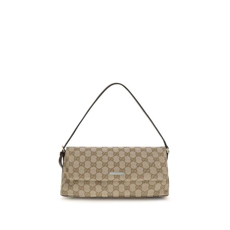 Gucci кафява текстилна дамска чанта