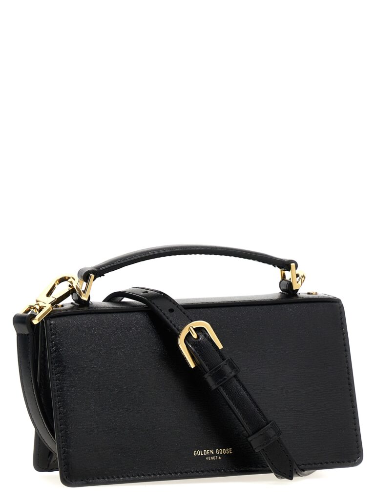 Golden Goose черна кожена дамска чанта - Image 2