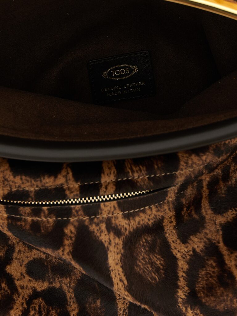Tod's кафява кожена чанта за рамо - Image 4