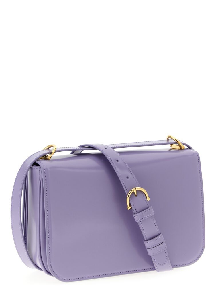 Gucci лилава кожена чанта за рамо - Image 2
