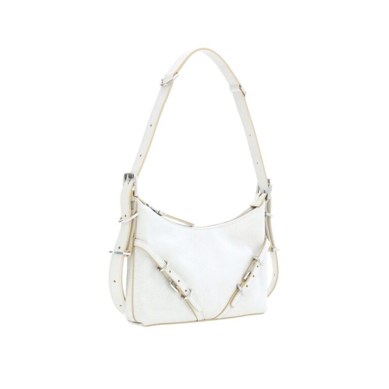 Givenchy бяла кожена чанта за рамо - Image 2