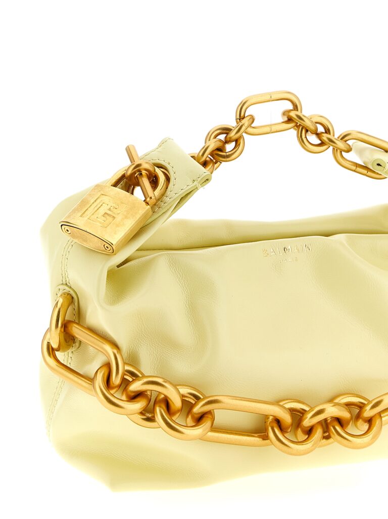 Balmain двуцветна кожена дамска чанта - Image 3