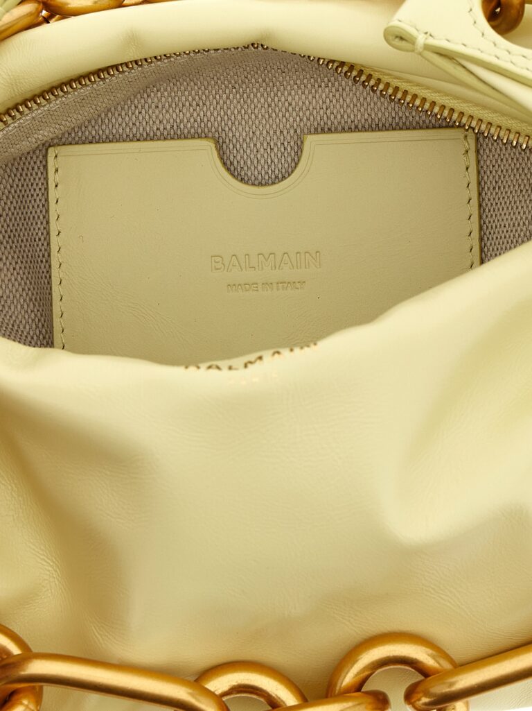 Balmain двуцветна кожена дамска чанта - Image 4
