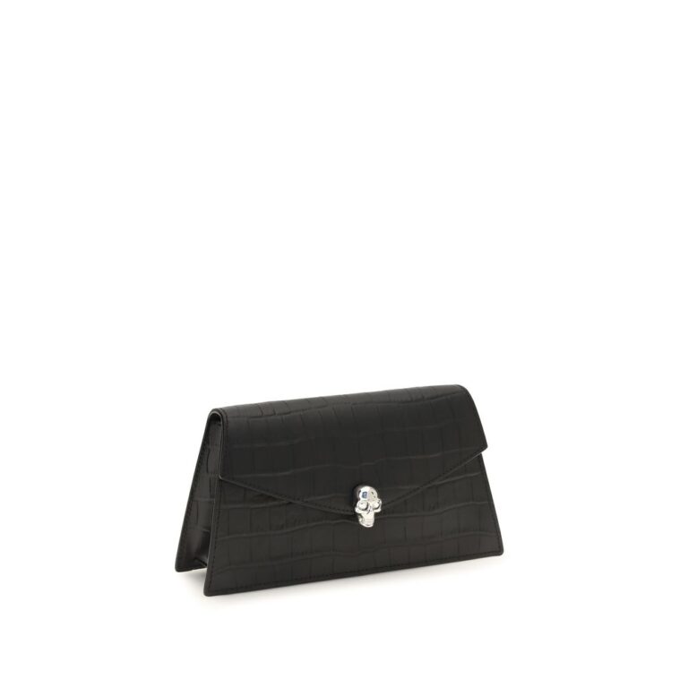 Alexander McQueen черна кожена чанта за рамо - Image 2