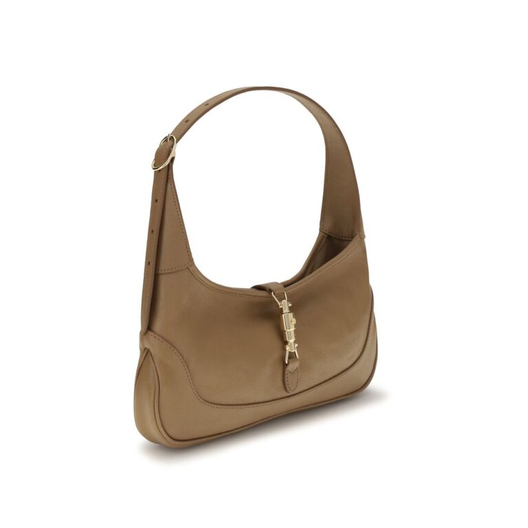 Gucci бежова кожена дамска чанта - Image 2