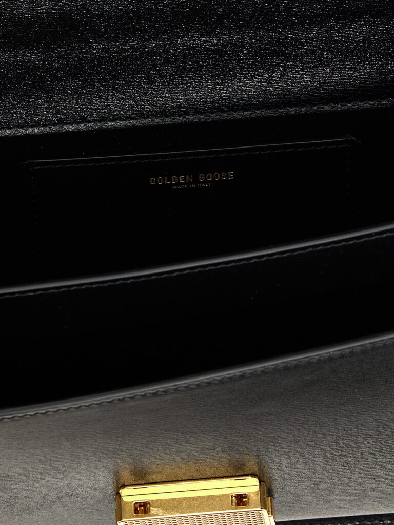 Golden Goose черна кожена дамска чанта - Image 4