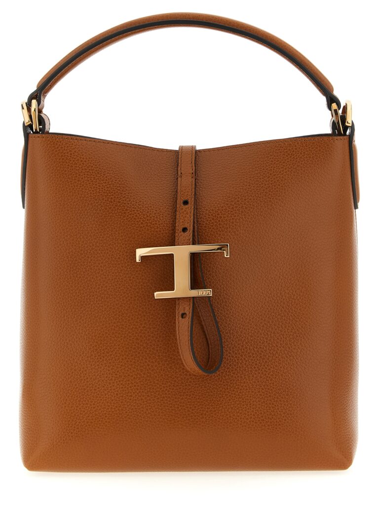 Tod's кафява кожена дамска чанта