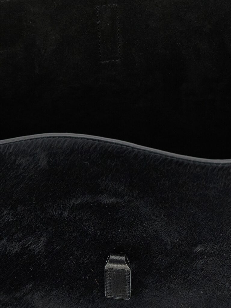 Saint Laurent черна кожена чанта за рамо - Image 4