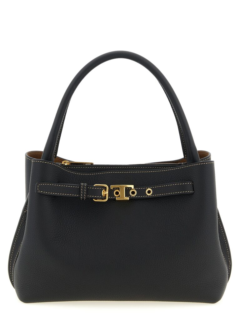Tod's черна кожена дамска чанта