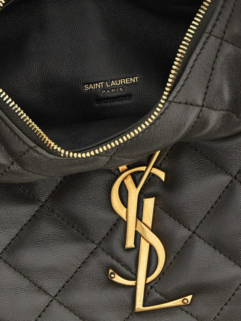 Saint Laurent кафява кожена дамска чанта - Image 4