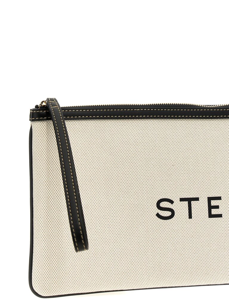 Stella McCartney бежова памучна клъч чанта - Image 3