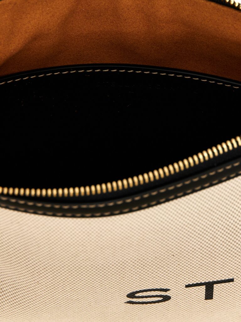 Stella McCartney бежова памучна клъч чанта - Image 4
