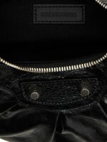 Balenciaga черна кожена чанта през тялото - Image 4