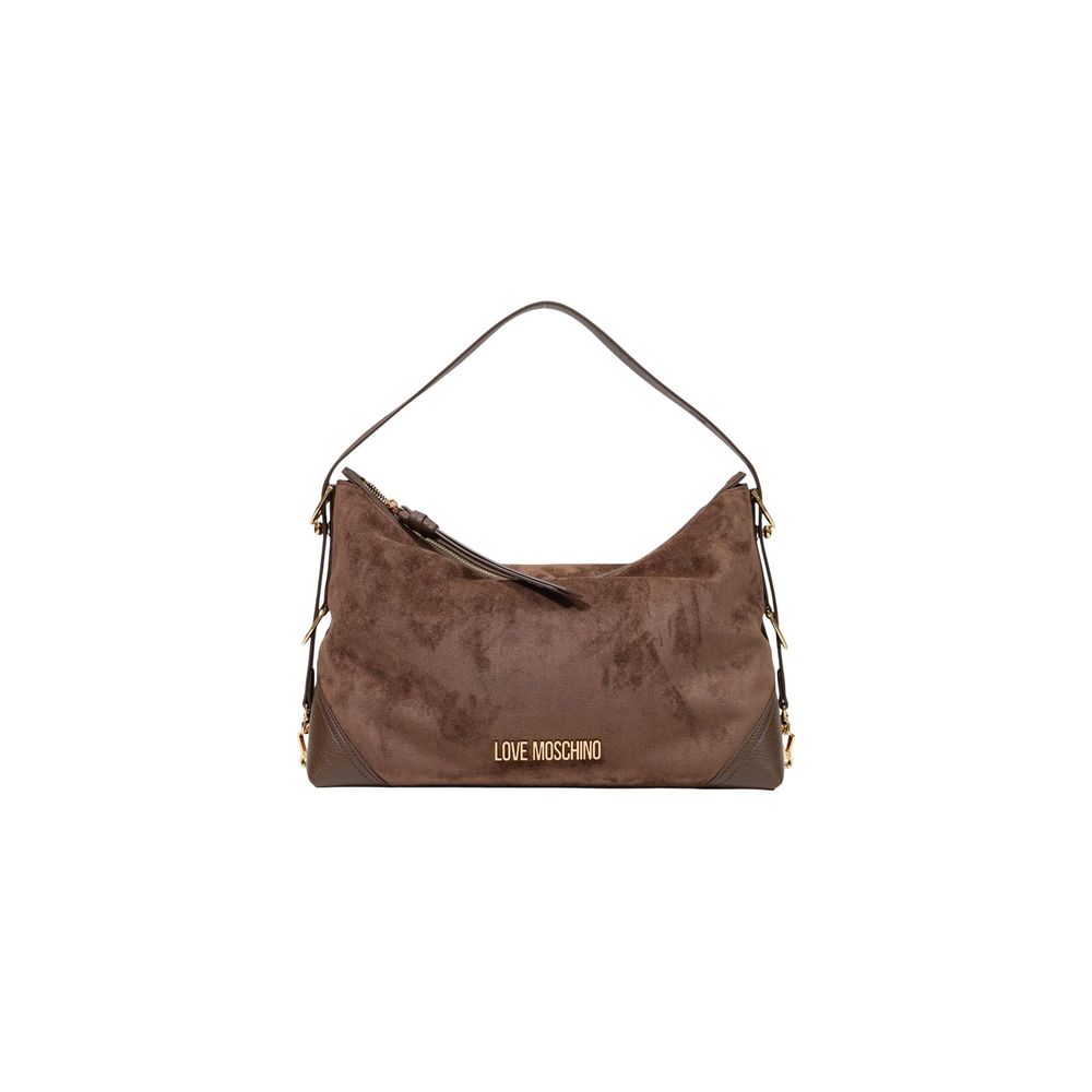 10943436.jpeg Love Moschino кафява полиестерна дамска чанта - Image 1