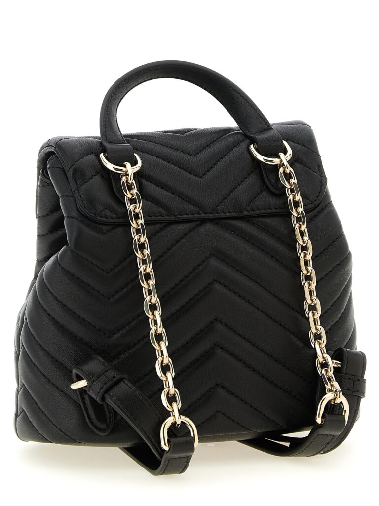 Gucci черна кожена раница - Image 2