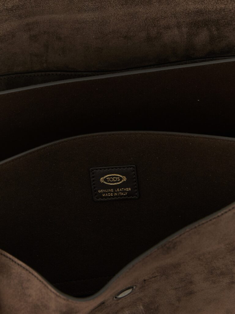 Tod's кафява кожена чанта за рамо - Image 4