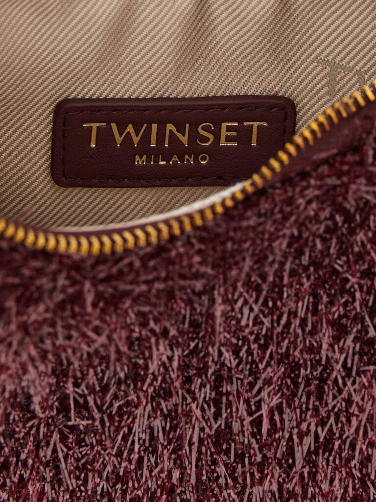 Twinset бордо полиестерна дамска чанта - Image 4