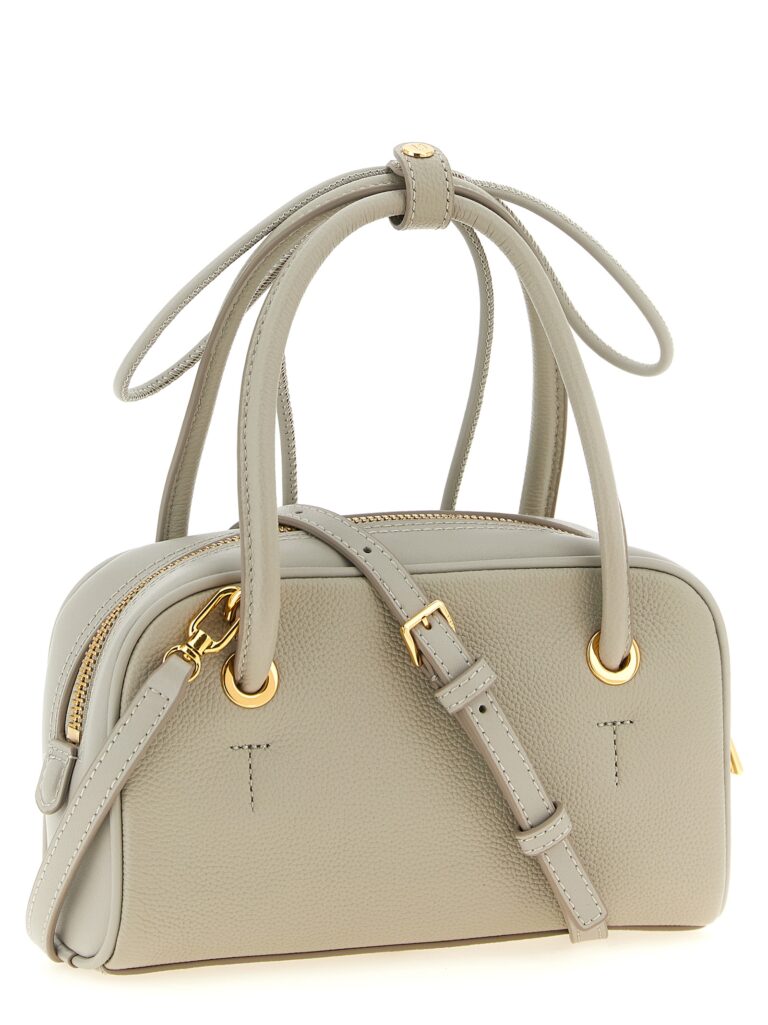Furla сива кожена дамска чанта - Image 2