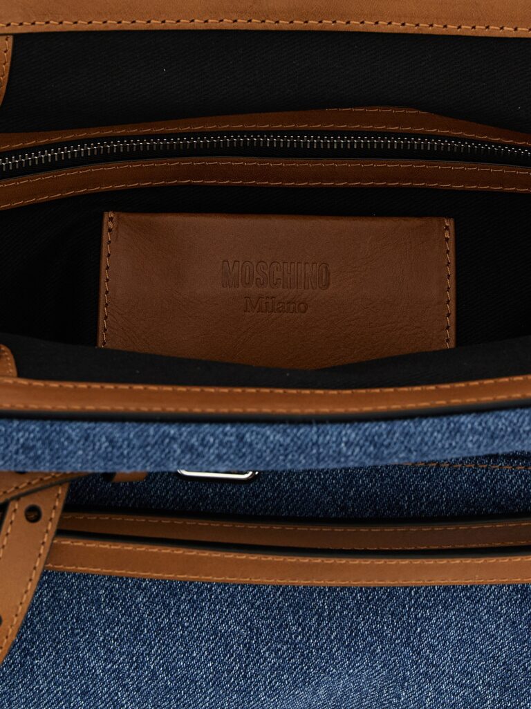 Moschino синя памучна клъч чанта - Image 4