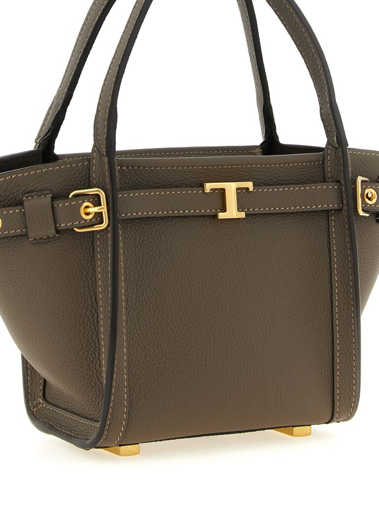 Tod's сива кожена тоут чанта - Image 3