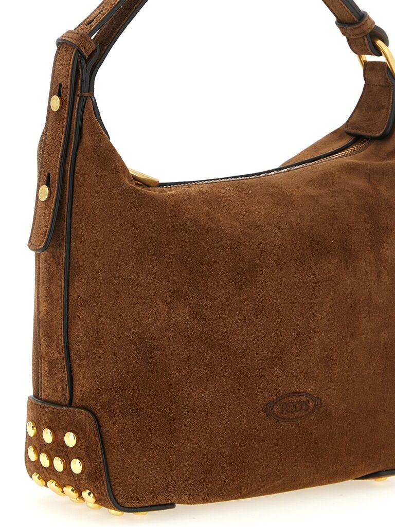 Tod's кафява кожена чанта за рамо - Image 3