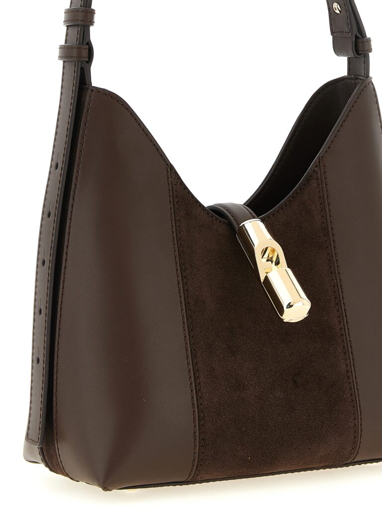 Furla кафява кожена чанта за рамо - Image 3