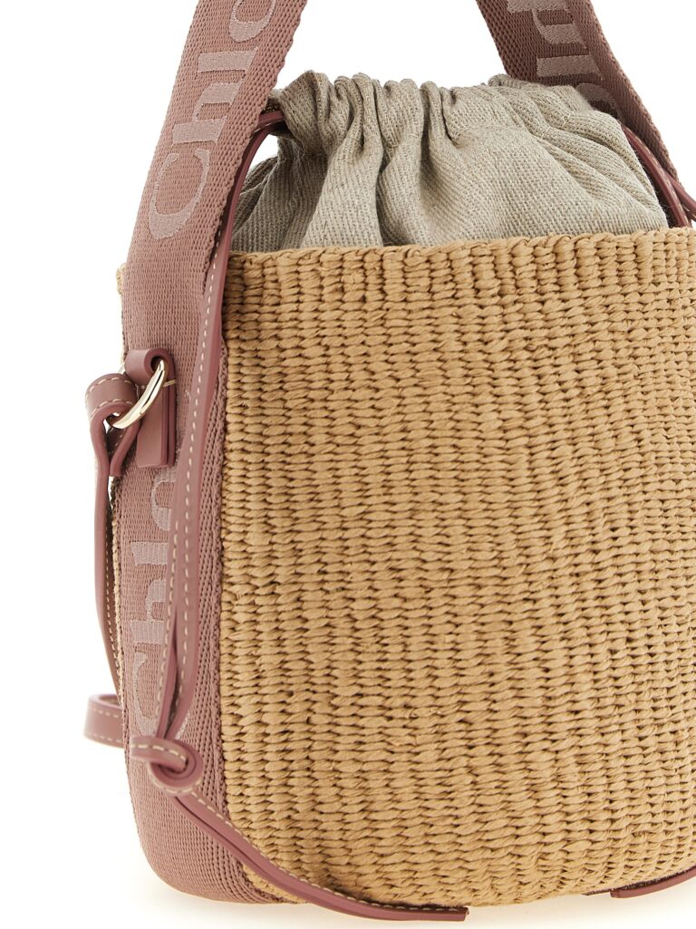 Chloé бежова хартиена дамска чанта - Image 3