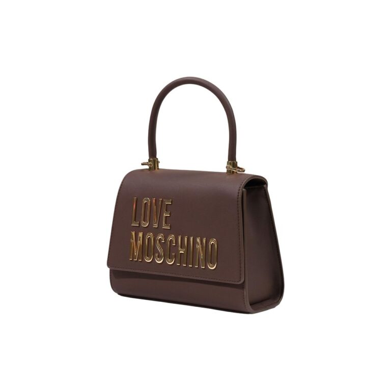 Love Moschino кафява дамска чанта от полиетилен - Image 2