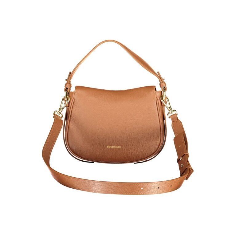 Coccinelle кафява кожена дамска чанта - Image 2