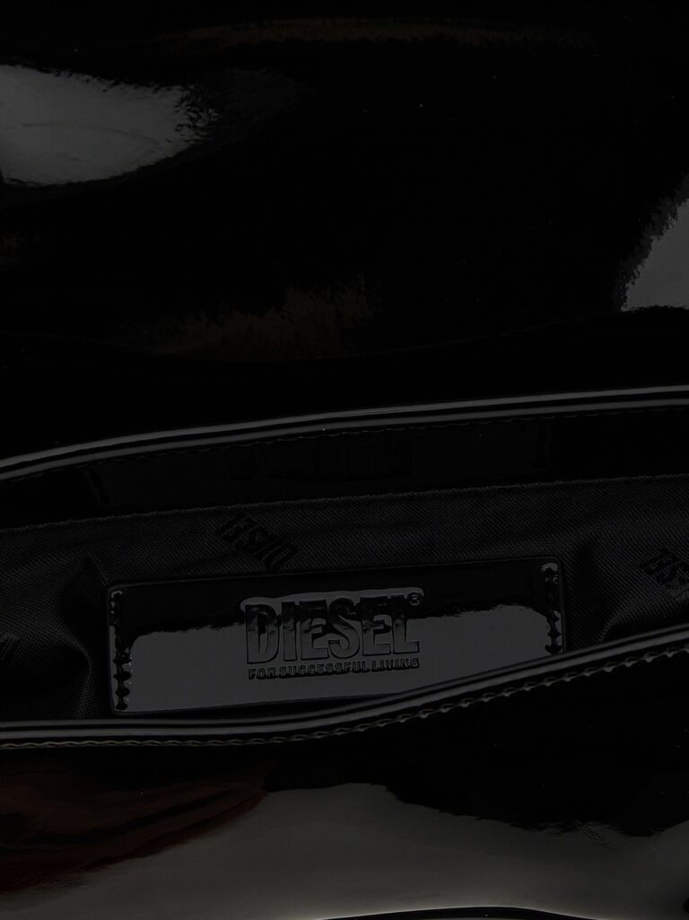 Diesel черна чанта за рамо от полиетилен - Image 4