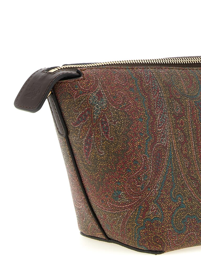 Etro кафява памучна чанта през тялото - Image 3