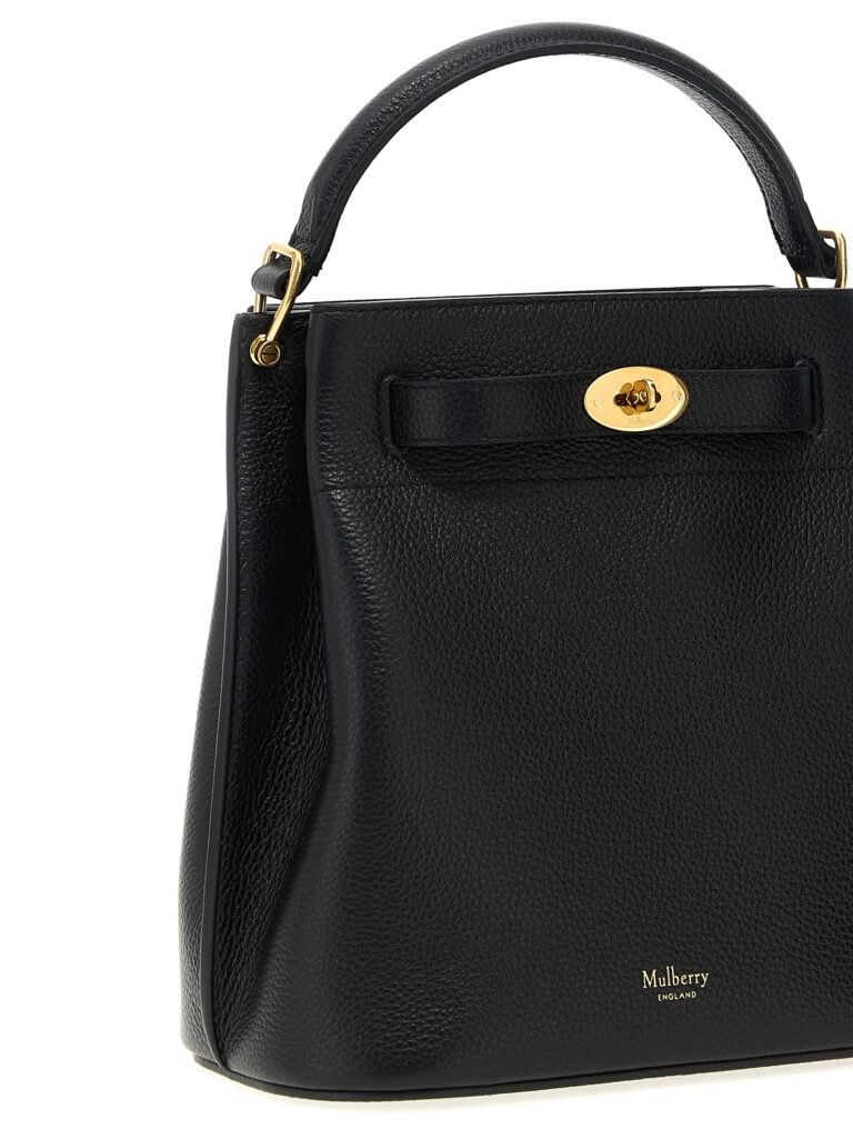 Mulberry черна кожена чанта през тялото - Image 3