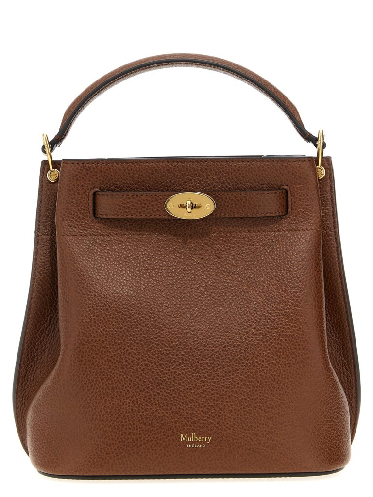 Mulberry кафява кожена чанта през тялото
