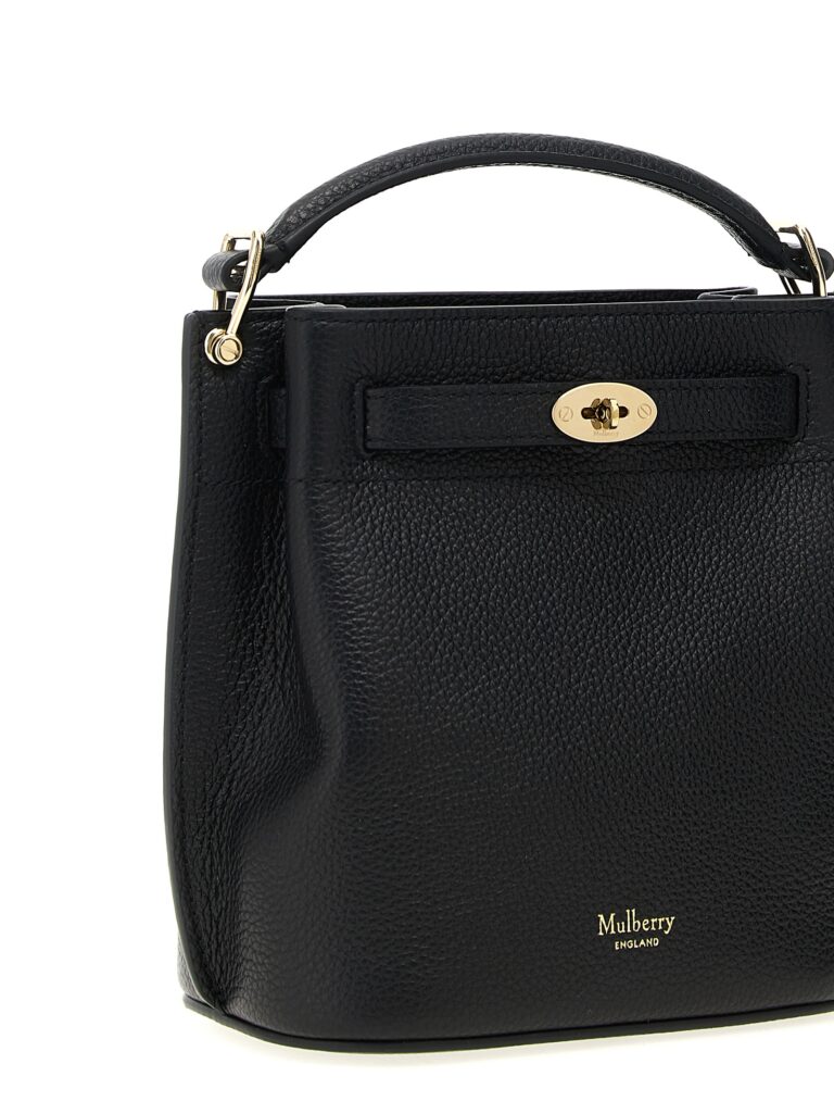 Mulberry черна кожена чанта през тялото - Image 3