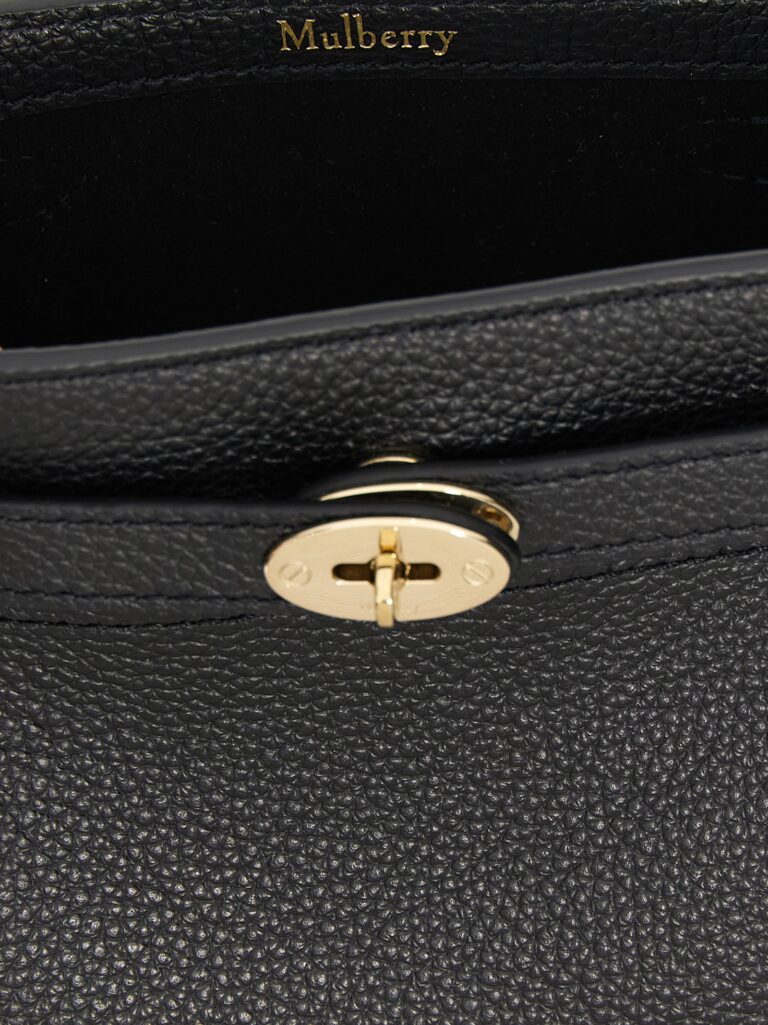 Mulberry черна кожена чанта през тялото - Image 4