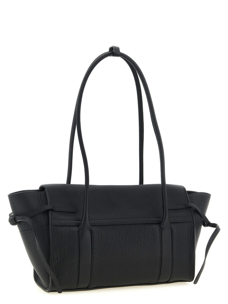 Mulberry черна кожена чанта за рамо от телешка кожа - Image 2
