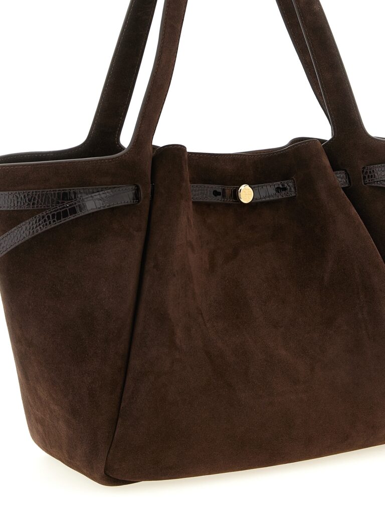 Tory Burch кафява кожена тоут чанта - Image 3