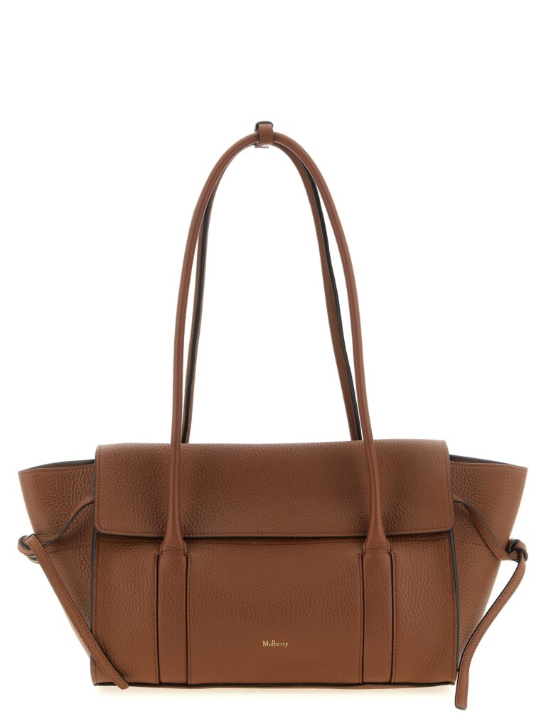 Mulberry кафява кожена чанта за рамо