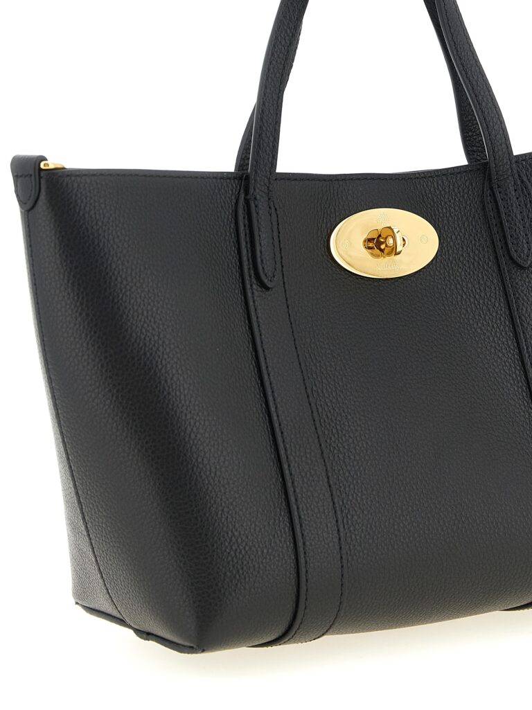 Mulberry черна кожена тоут чанта от телешка кожа - Image 3