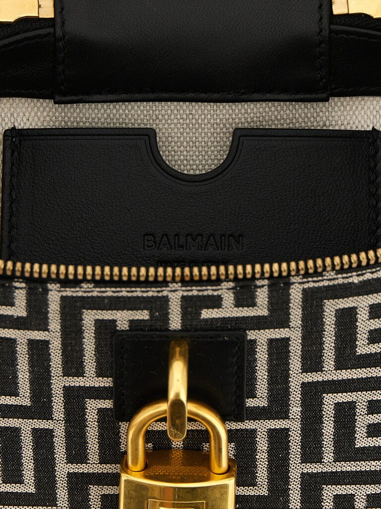 Balmain двуцветна полиестерна дамска чанта - Image 4