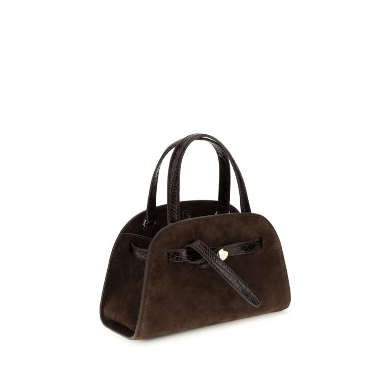 Tory Burch кафява велурена дамска чанта - Image 2