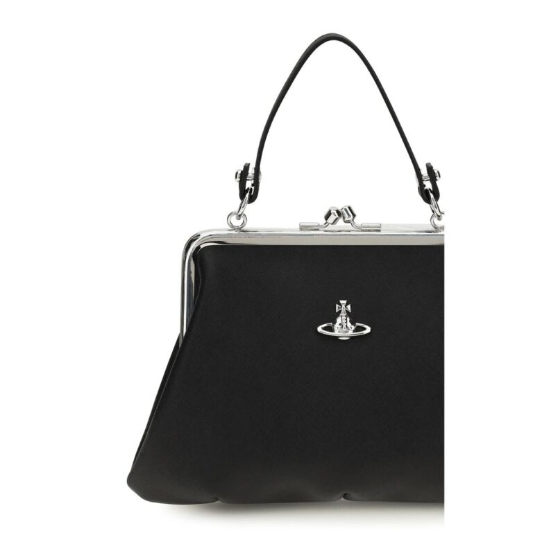 Vivienne Westwood черна полиетиленова дамска чанта - Image 4